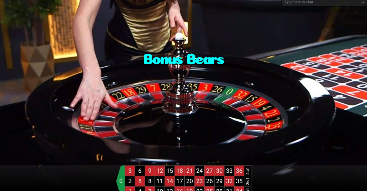 Bonus Bears casino presented on mobile device in Pakistan with slots and live games